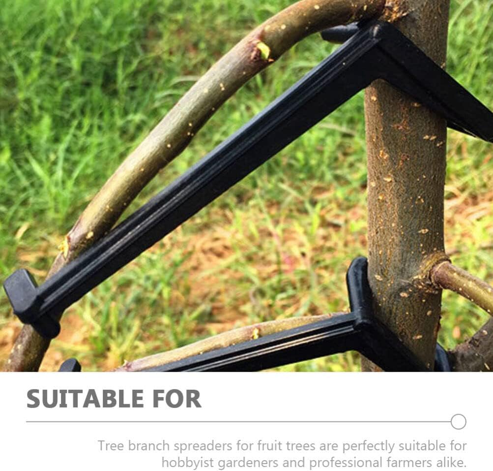 Angoily 100pcs Fruit Tree Limb Spreaders Branch Bender Clips for Training Shaping Fruit Tree Branches Lightweight Support Tools for Orchard Growth