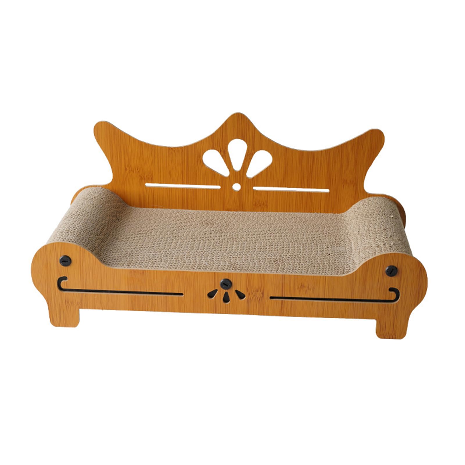 Cat Scratcher Couch, Extra Large Area Cat Scratcher Sofa Bed Safe Corrugated Paper Cat Scratching Board Lounge for Cat Scratching Lounging and Playing