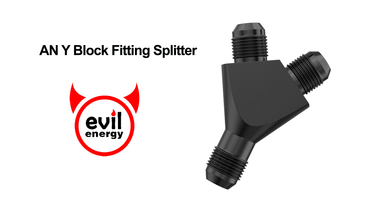 Amazon.com: EVIL ENERGY 8AN Y Block Flare Fitting Adapter Union