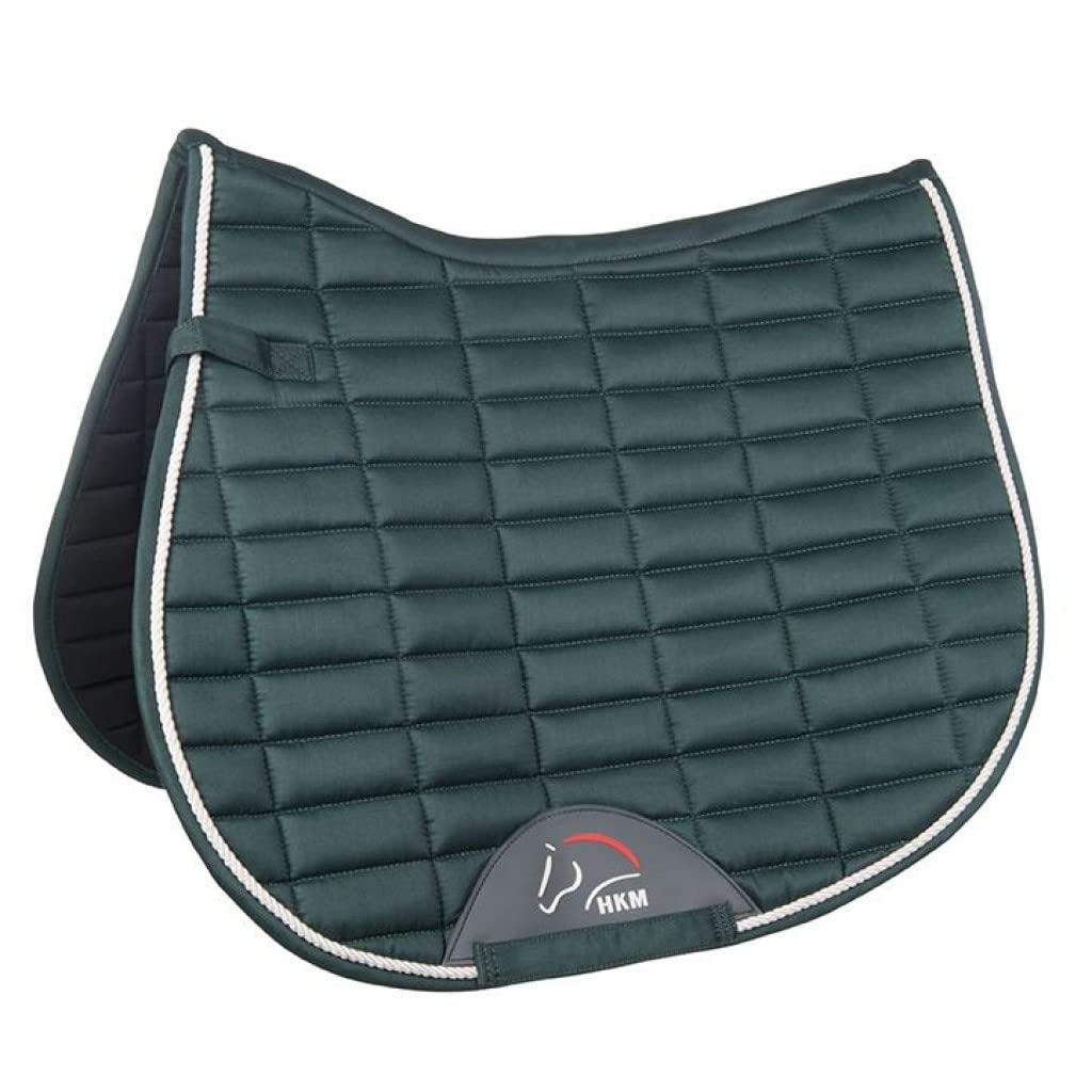 HKM Seoul Full Saddle Pads Green Springen