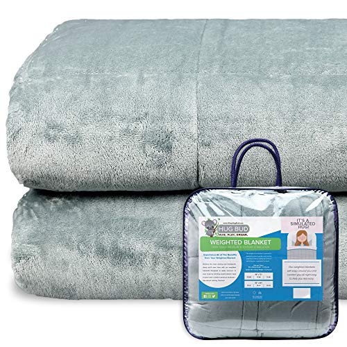 Hug Bud Weighted Blanket – Heavy Adult Sensory Stimulation for Relaxation and Calming