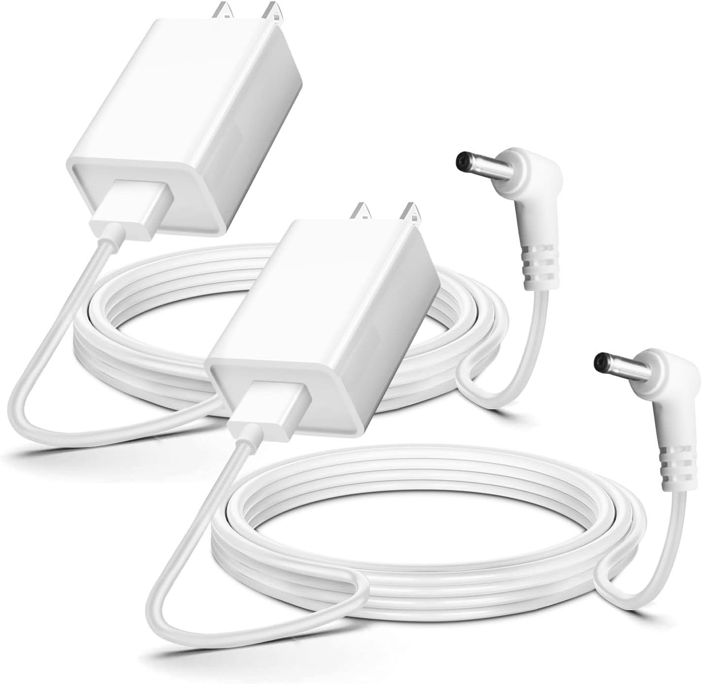 YCWZZH 13.2ft 2-Pack Indoor/Outdoor Camera Power Adapter Plug Charger for Ring Stick Up Cam/Plug-in 3rd Gen/2nd Gen & Ring Pan Tilt Stick Up Camera Power Cord Charging Cord Cable