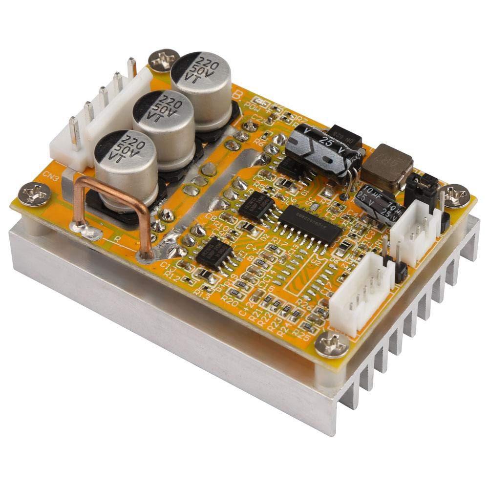 DC Motordrehzahlregler, 5V-36V 350W Bürstenloser Motor Controller BLDC PWM Treiber Modul mit Geschwindigkeitsregler und Vorwärts Rückwärts Schalterkabel