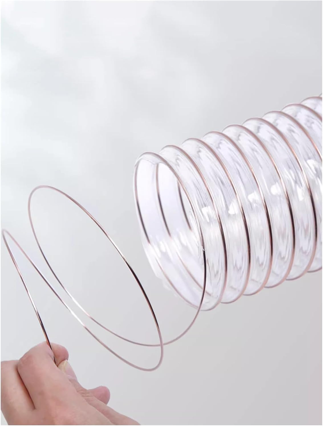 PU Dust Collection Hose, 80~300Mm, 10 Meter Length, Flexible Transparent Vacuum Hose for Industrial Dust Extractor,0.4 mm(10 Meter/0.4mm/200mm)