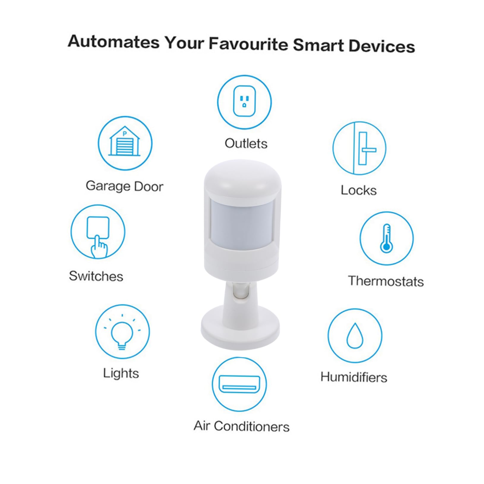 jojofuny Infrarrojos Pir de Gran Angular Sensor para Sistema de Movimiento para Seguridad el Hogar de Inducción Corporal