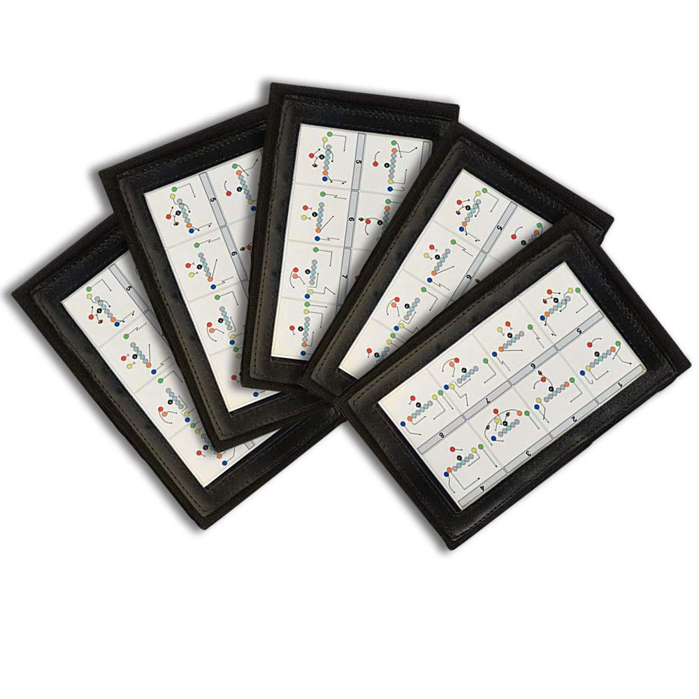 LEZED Playbook Wristband Bracelet Football - 2 Cartes Papier Réutilisables