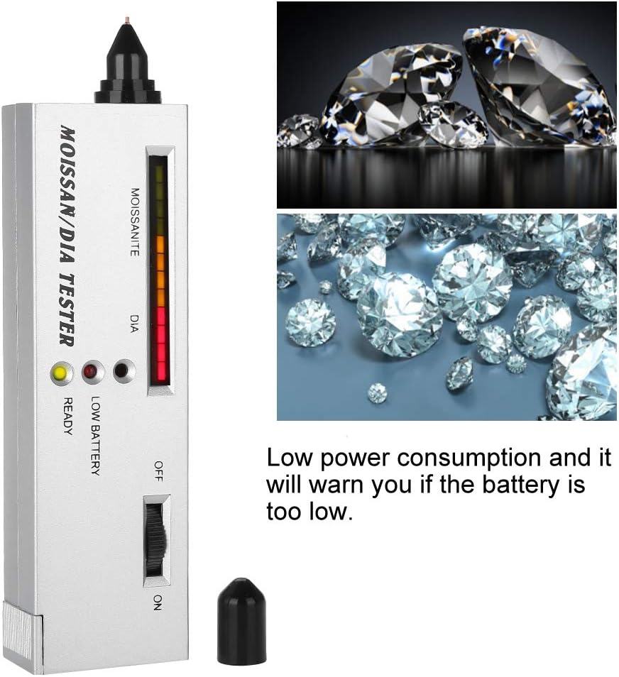 Pilipane Gold Tester Kit Stone Detection Pen LED Indicator Watcher Tool CE Certified