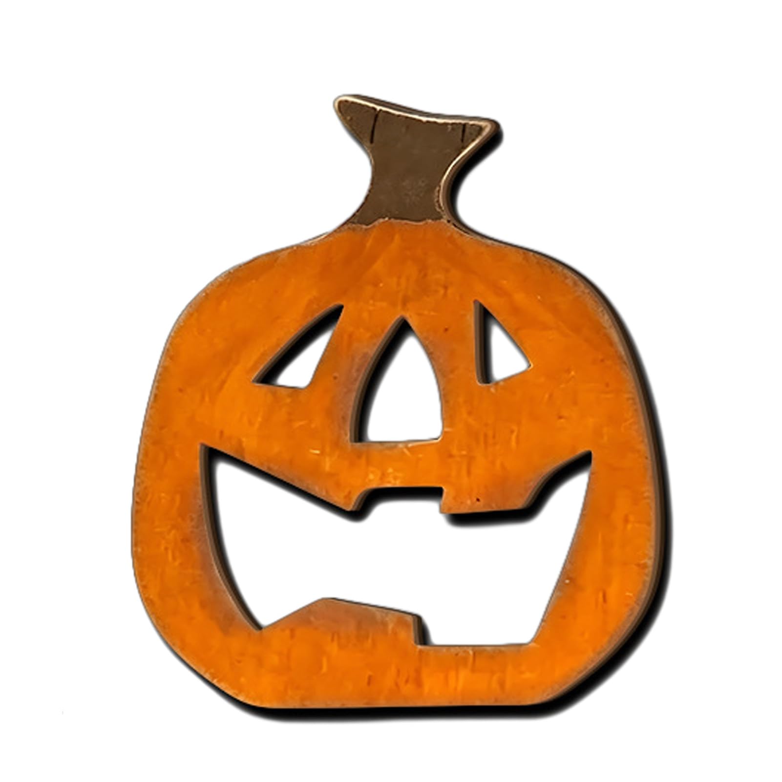 Porceosy Halloween Wooden Ornament, Rustic Ghost Pumpkin Table Sign Decor