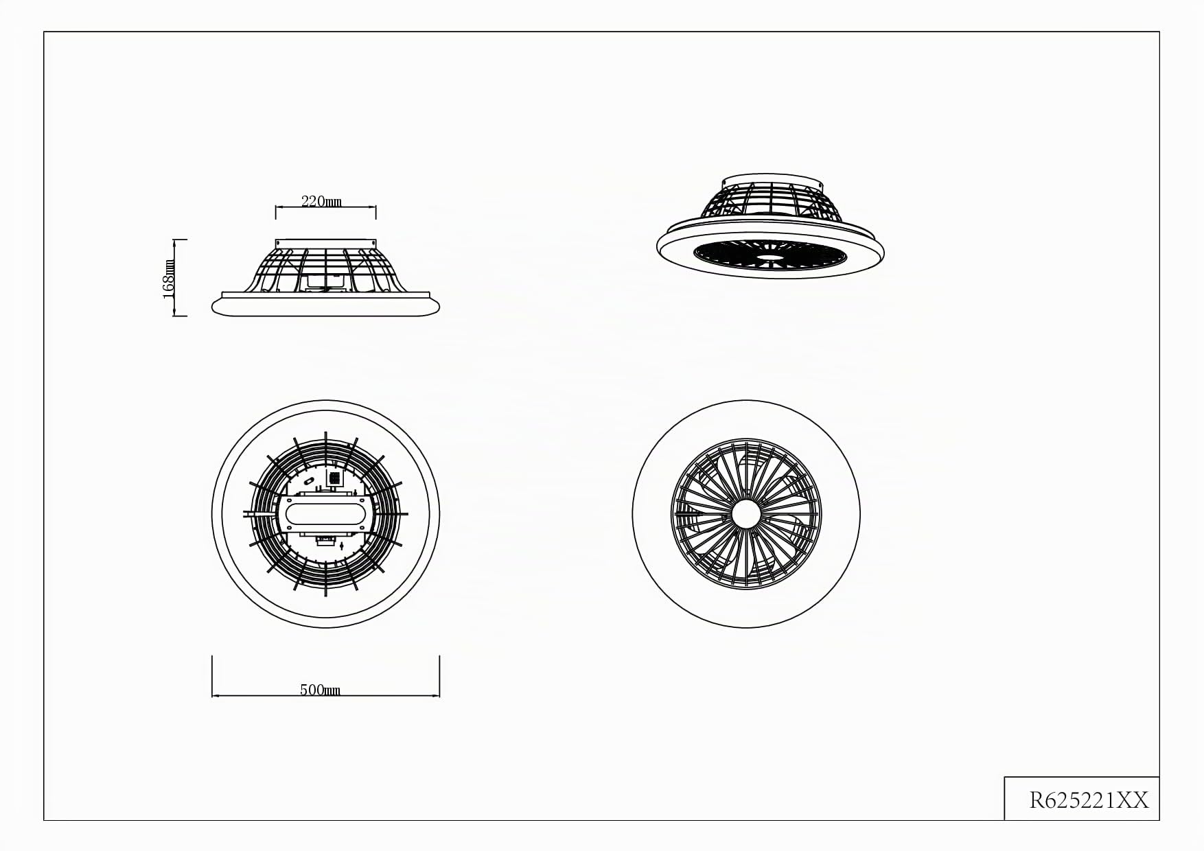 Reality, Ventilatore, Stralsund incl. 1xLED