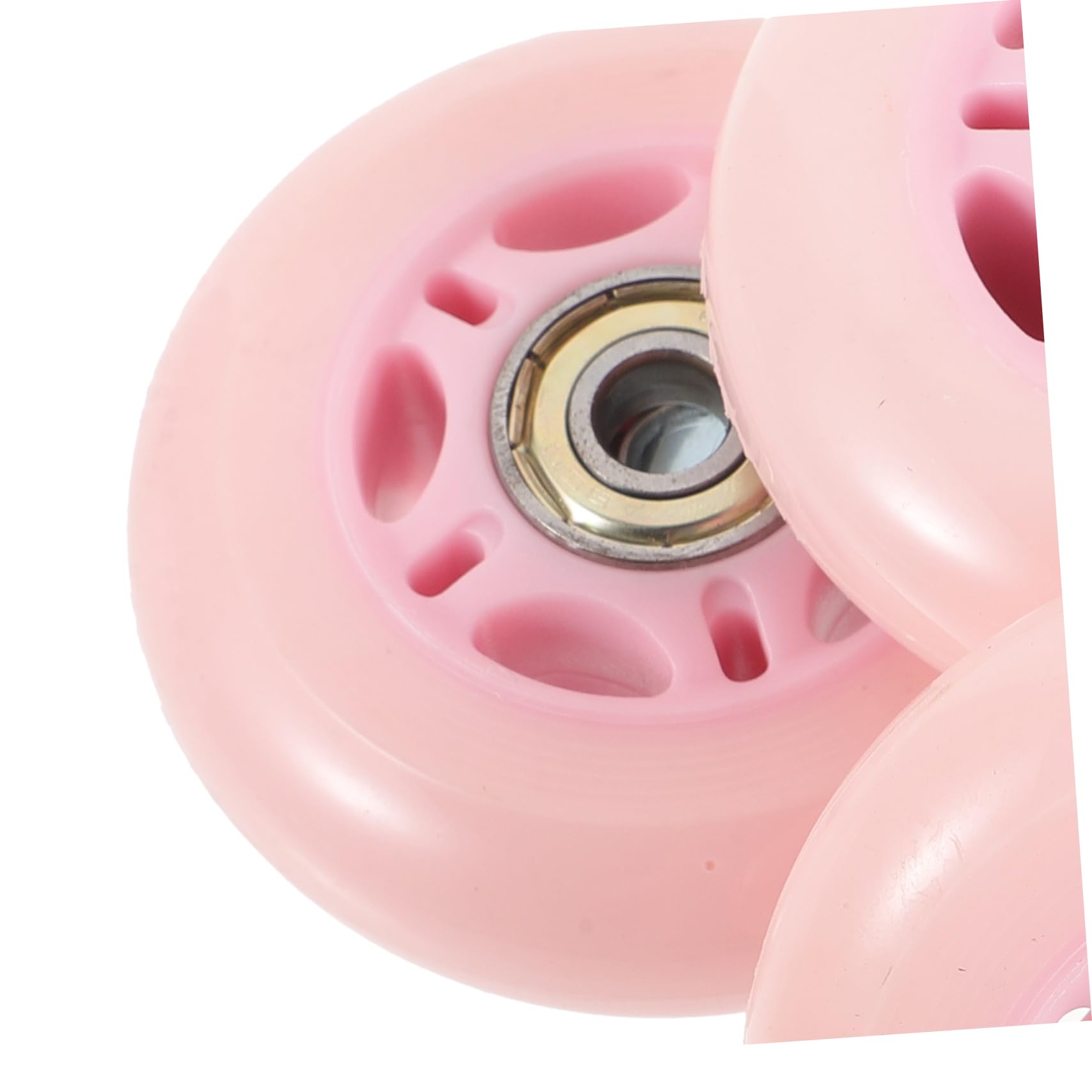 Balacoo Replaceable Skate Wheel Set 4 Pieces 70mm Pu Roller Skating Wheels Sturdy and Stylish Pink