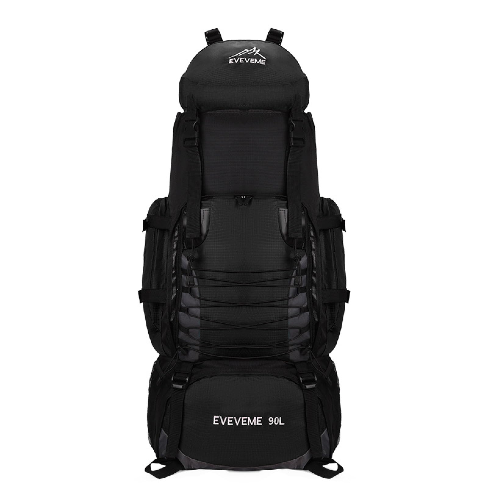 Plecak podróżny, męska torba alpinistyczna, 90 l, duża pojemność, podróżna torba sportowa, plecak turystyczny, kemping, niebieski, 56-75 l, 56W / 75L, 25*15*75CM
