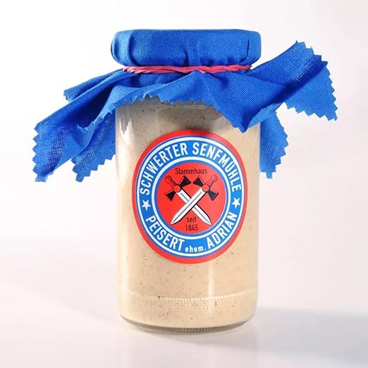 Adrian Senf Senf, im Glas, 'der Klassiker', Schwerter Senfmühle, 185ml ...