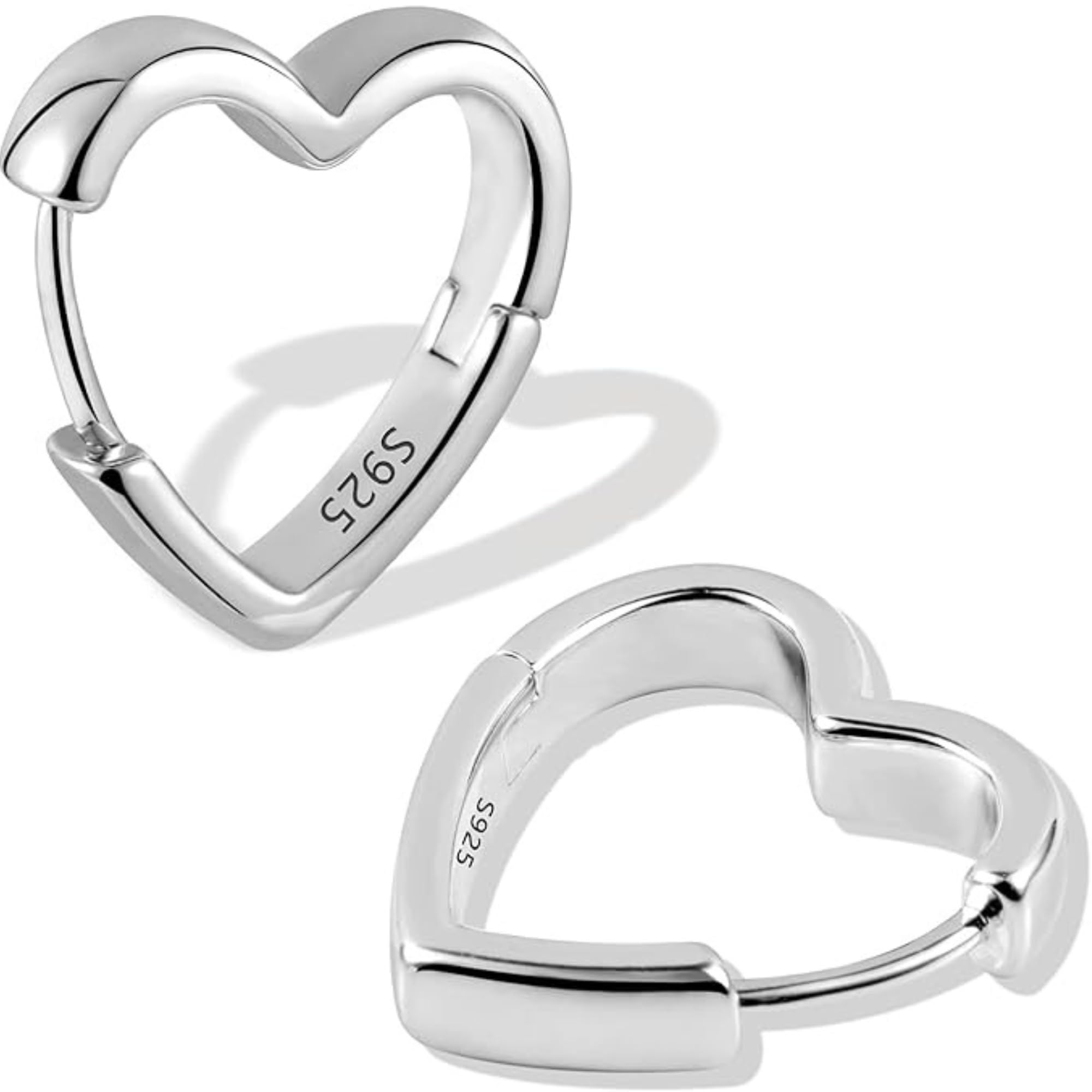 ®AGUACATESTELL Pendientes Mujer Plata de ley 925 Aretes Elegantes Regalo Mujeres y Niñas Aretes de mujer (CORA-ARO)