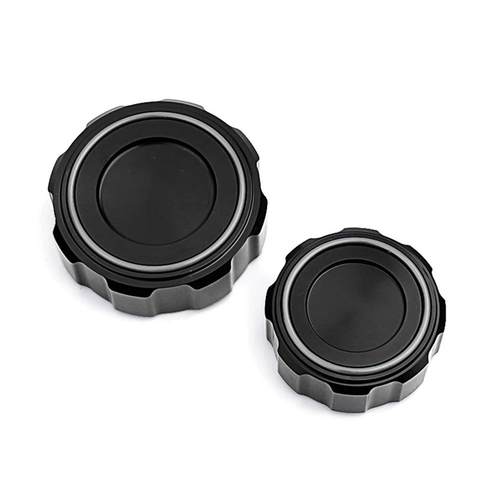 Coperchio Serbatoio Liquido Freni Anteriore E Posteriore Per Moto E Tappo Di Riempimento Olio Motore Per Z750 Z 750 S 2005-2012(Titanium 2pcs)