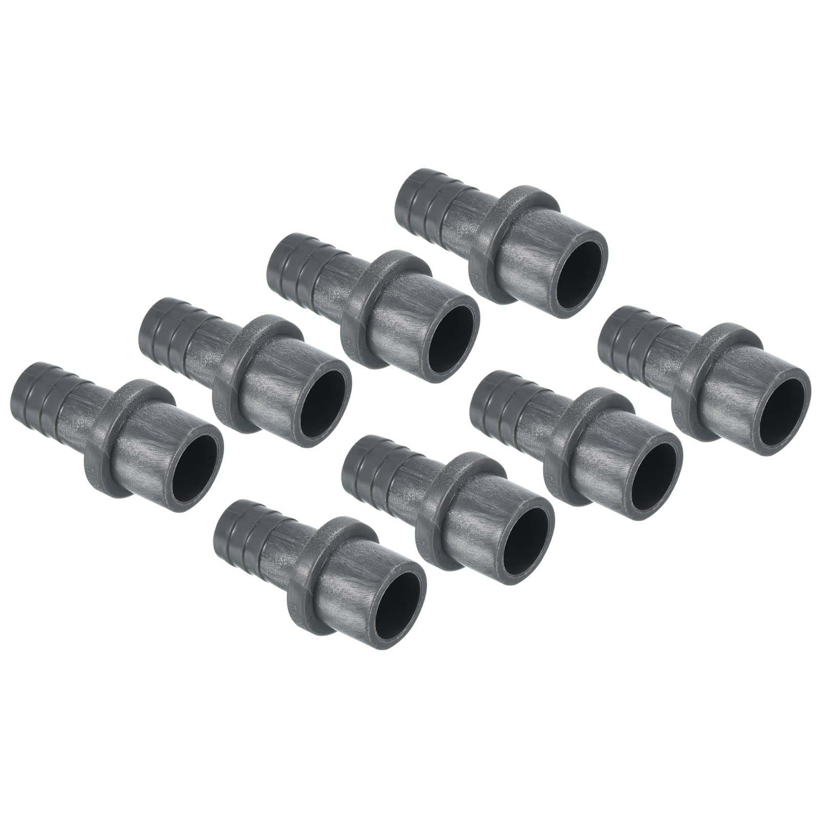 PATIKIL UPVC Reductor Tubo Montaje 32mm OD 25mm Púas, 2 Paquetes Rectos Acoplamientos Adaptador Conector, Gris — view 27