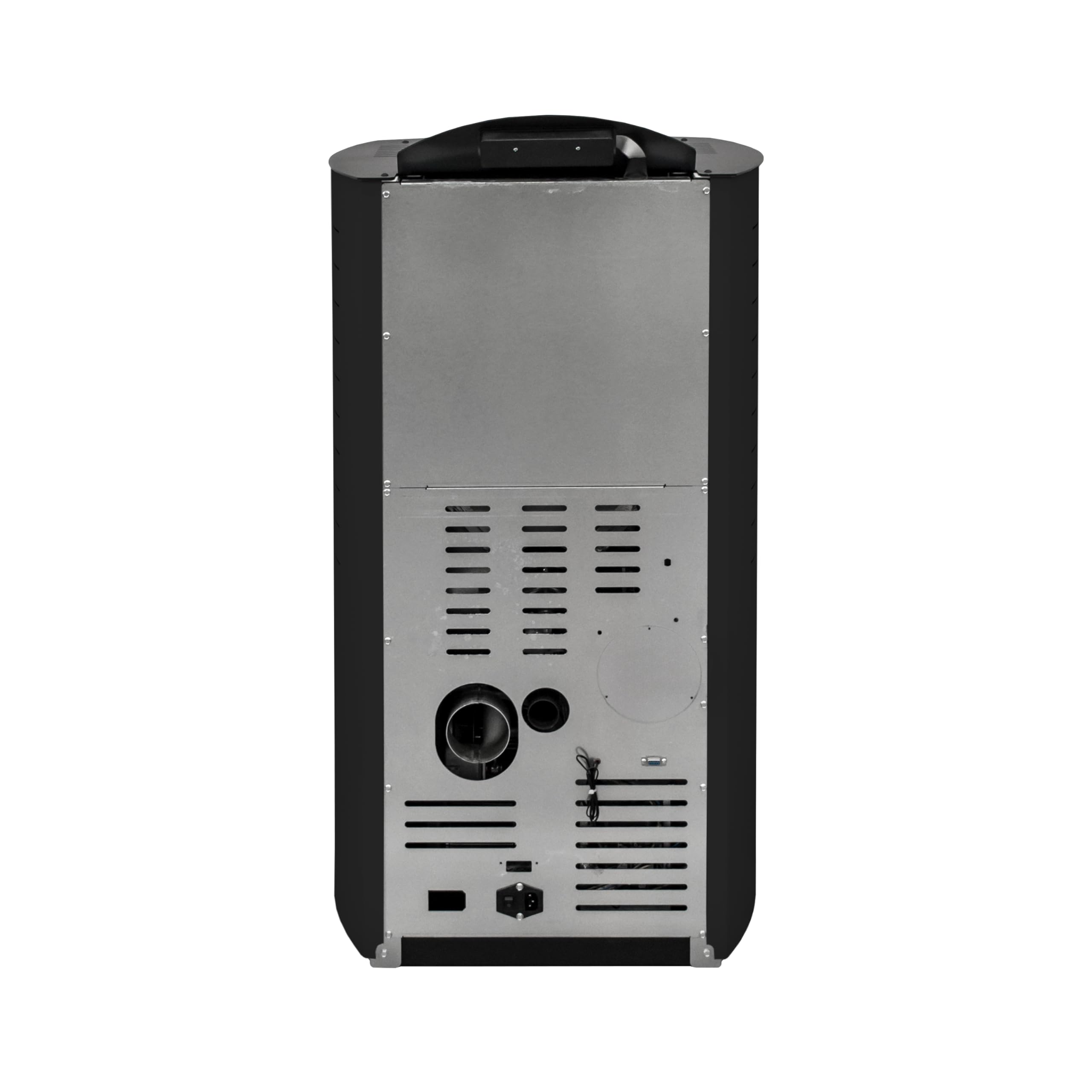 STUFE A PELLET ITALIA Siberia Aria New 15 KW WiFi Pelletöfen Heizt 140m² Effizienz 92% Autonomie 30 Std Programmierbar WiFi-Steuerung Schwarz