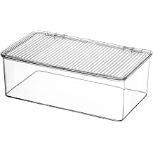 Organizer Box Dustproof Transparent Desktop Organization With Lid
