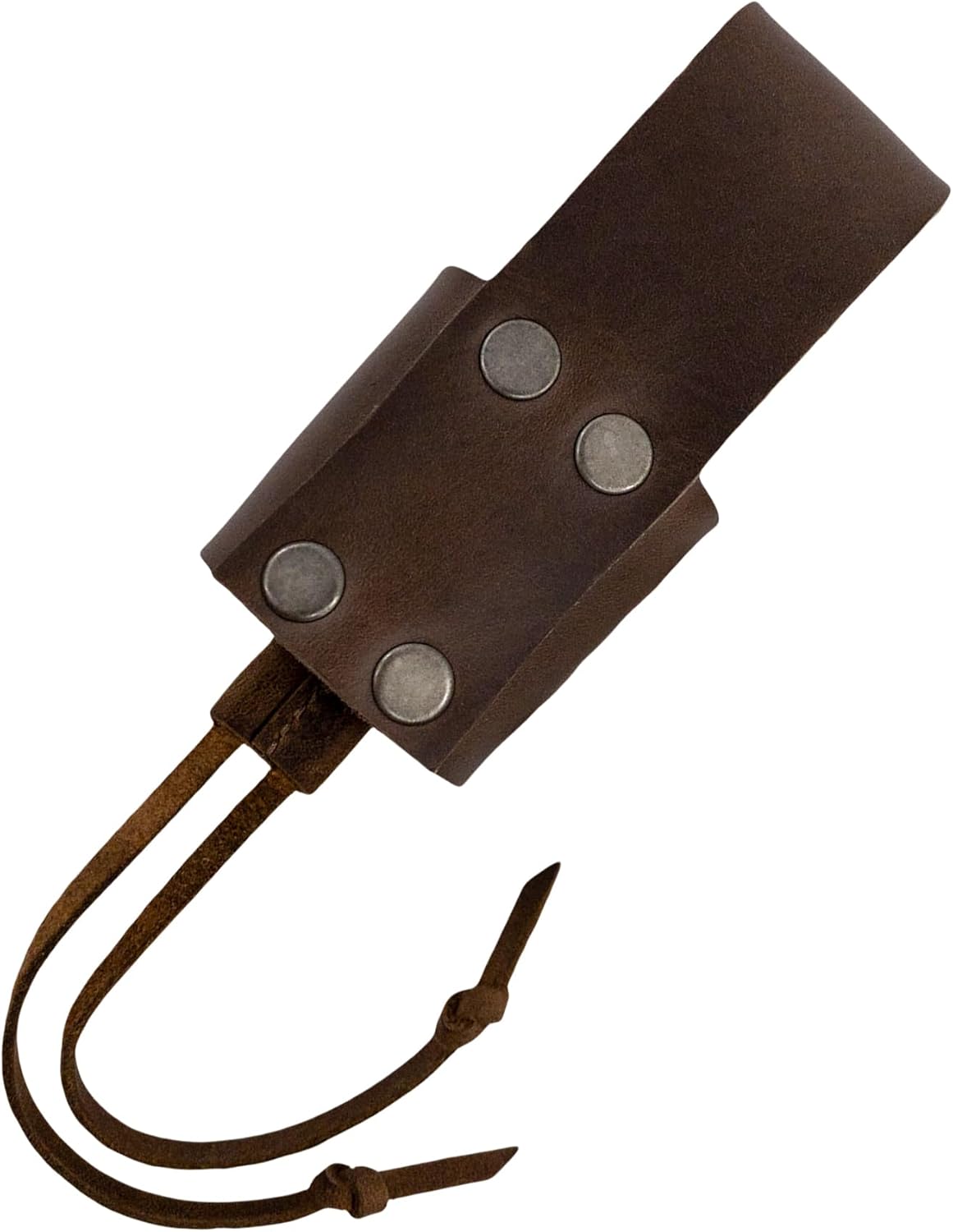 Braided Axe Holder with Belt Loop, Tool Organizer, Camping, Cosplay, Lumberjack Outdoor Accessories, Full Grain Leather, Handmade, Bourbon Brown