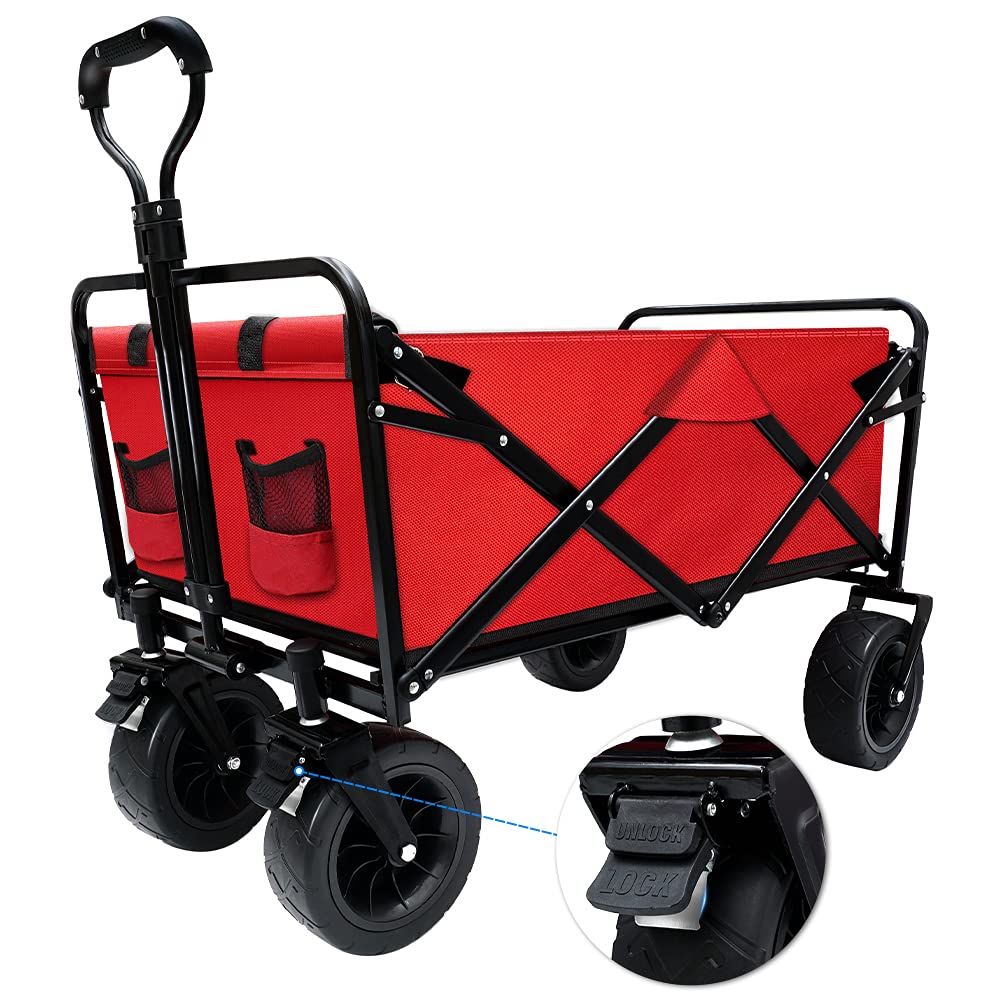 Buy FEAHRZEUG Collapsible Folding Camping Wagon with Brake Heavy Duty