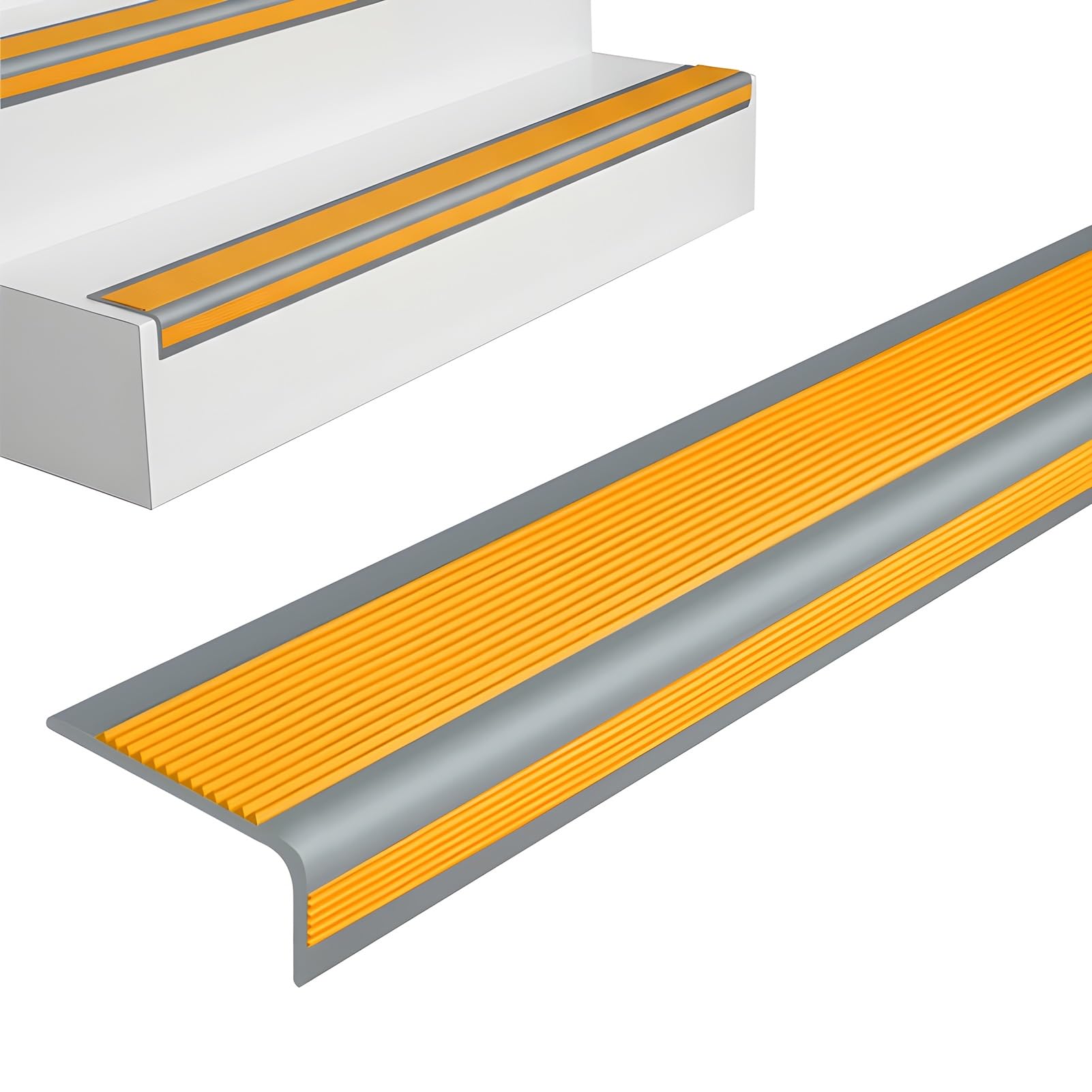 Protector de PVC para escaleras con banda de rodadura duradera y vinilo antideslizante