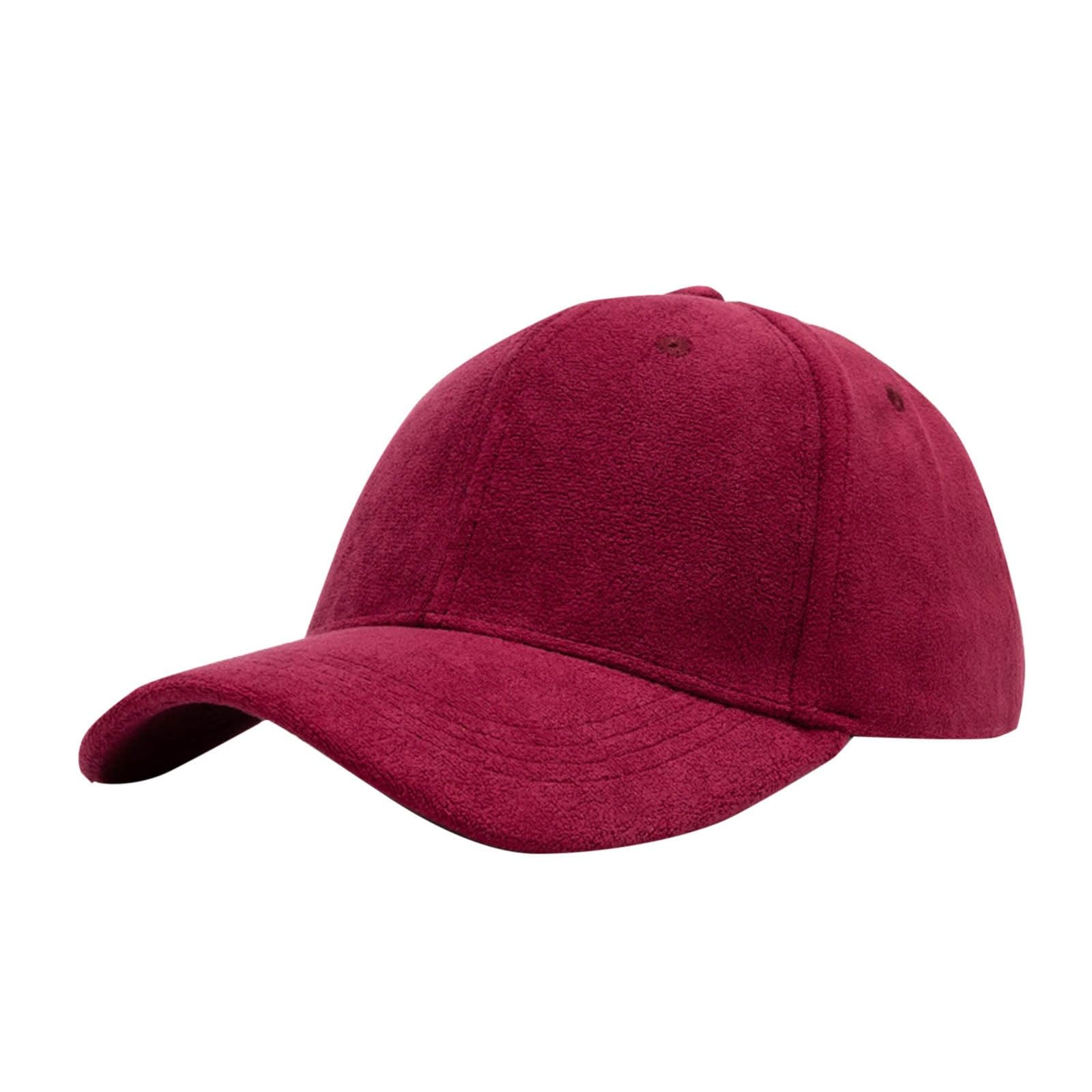 Women's Men's Suede Baseball Cap Faux Suede Leather Classic Hat Adjustable Plain Hats Casual Baseball Comfy Sun Caps — view 4