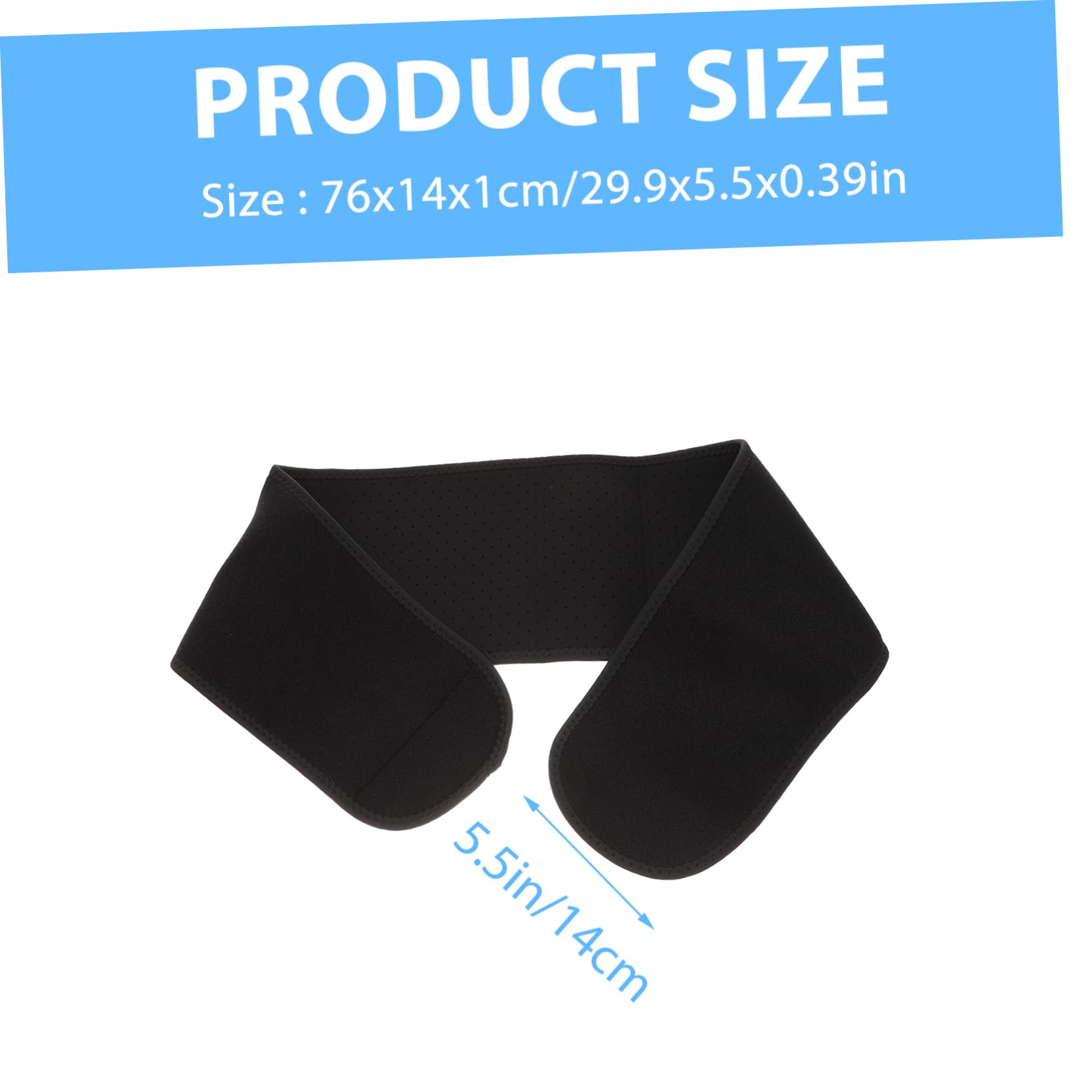 FONDOTIN Boy Girl Waist Support Breathable Elastic Lumbar Brace for Activities for Boys and Girls Black for