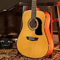 Vista 7 de Washburn Aprendiz D5 con funda, guitarra acústica