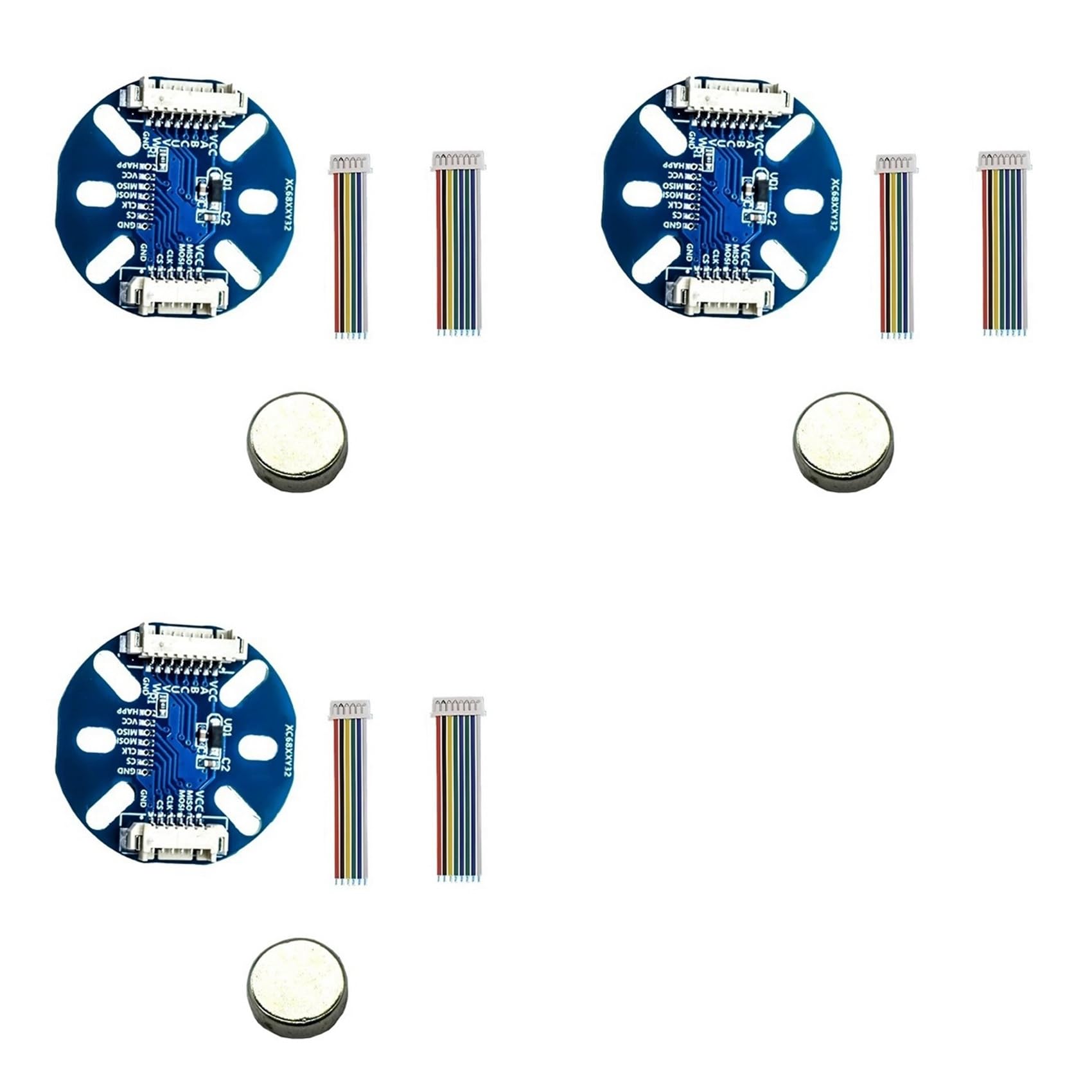 Encodeur magnétique MT6835 à sortie ABZ 16384 impulsions et haute résolution SPI 21 bits - 8