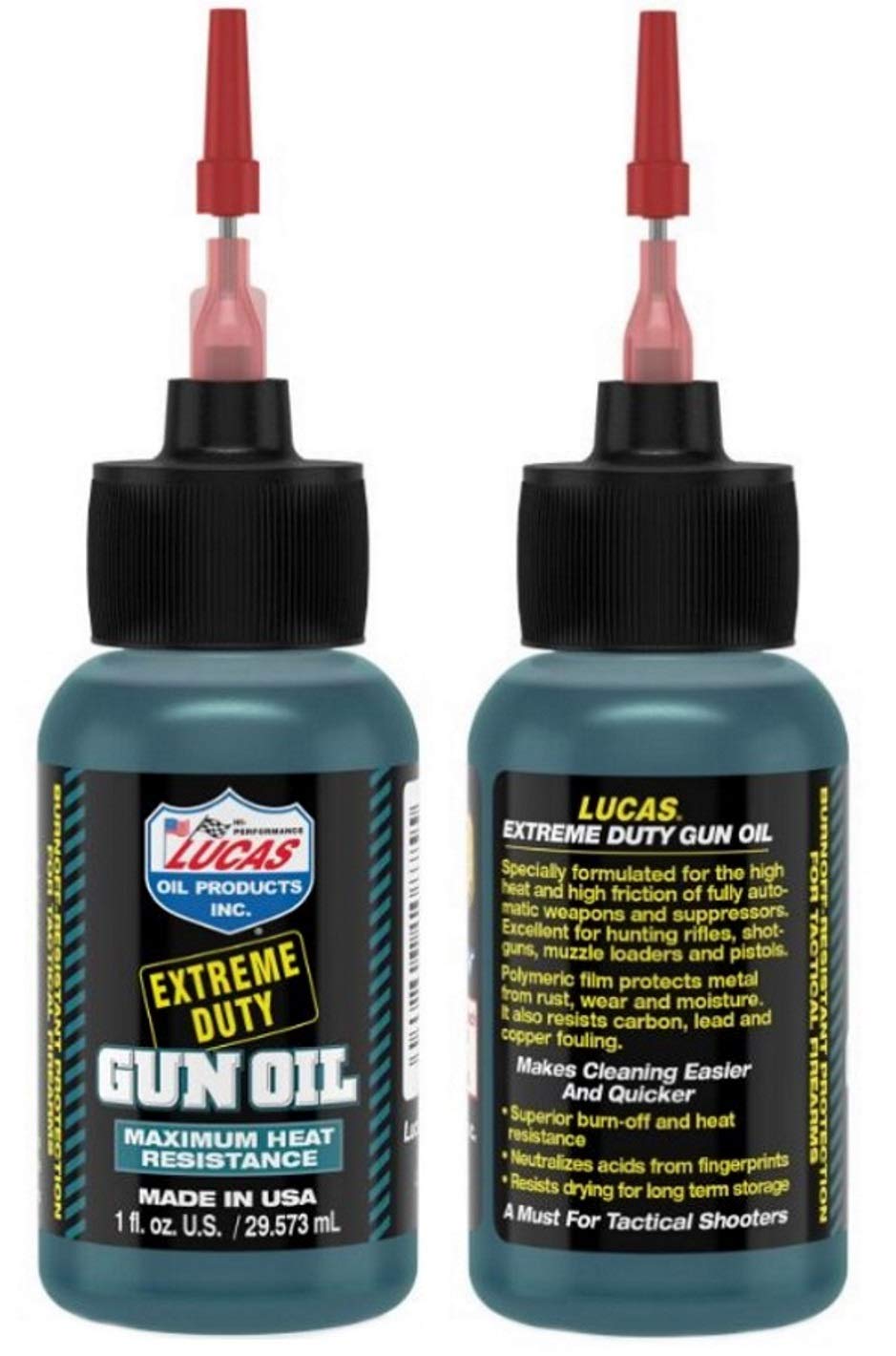 Lucas Extreme Duty 1oz Gun Oil Needle Oiler 10875 & 1oz Grease Tube 10889 Kit
