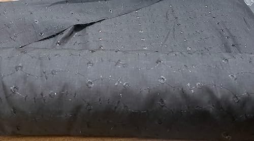 Miniatura 2 de The Yard - Tela de algodón poli de 60 pulgadas de ancho con ojales bordados