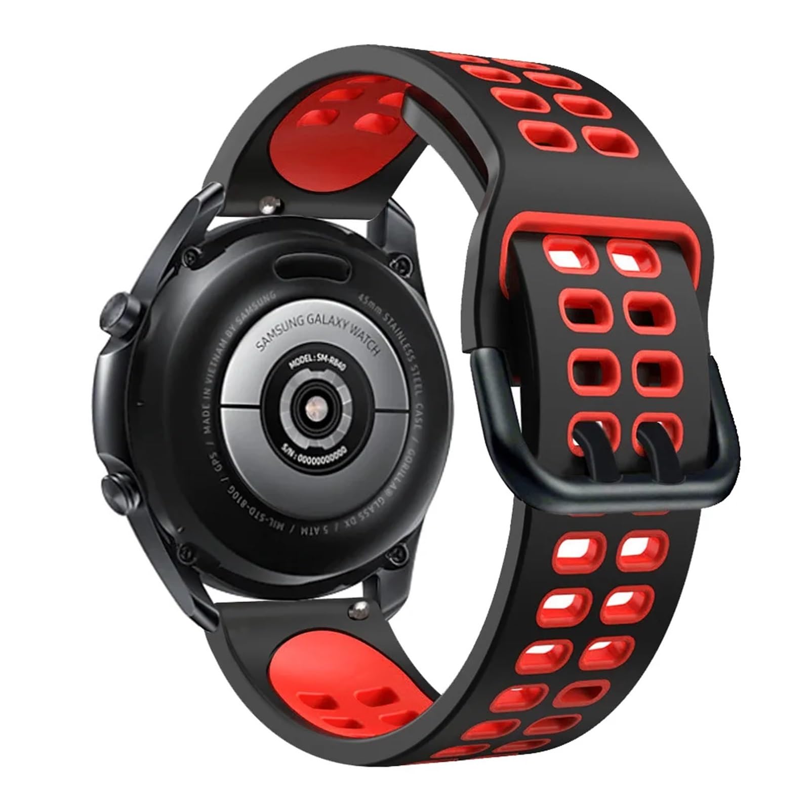 20 22 mm kolorowy pasek do obserwacji Bransoletka silikonowa Silikon Smartwatch Opaska na rękę