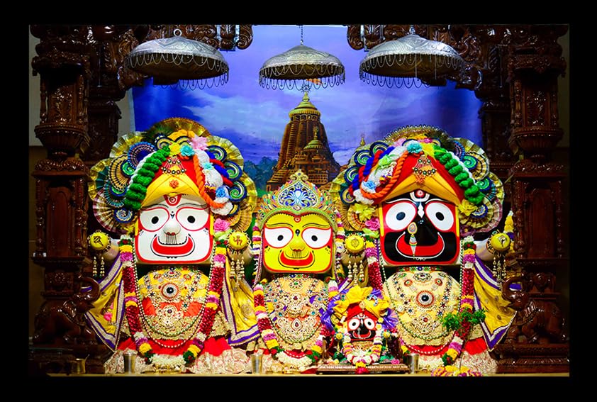 Lord Jagannath Photo with Frame