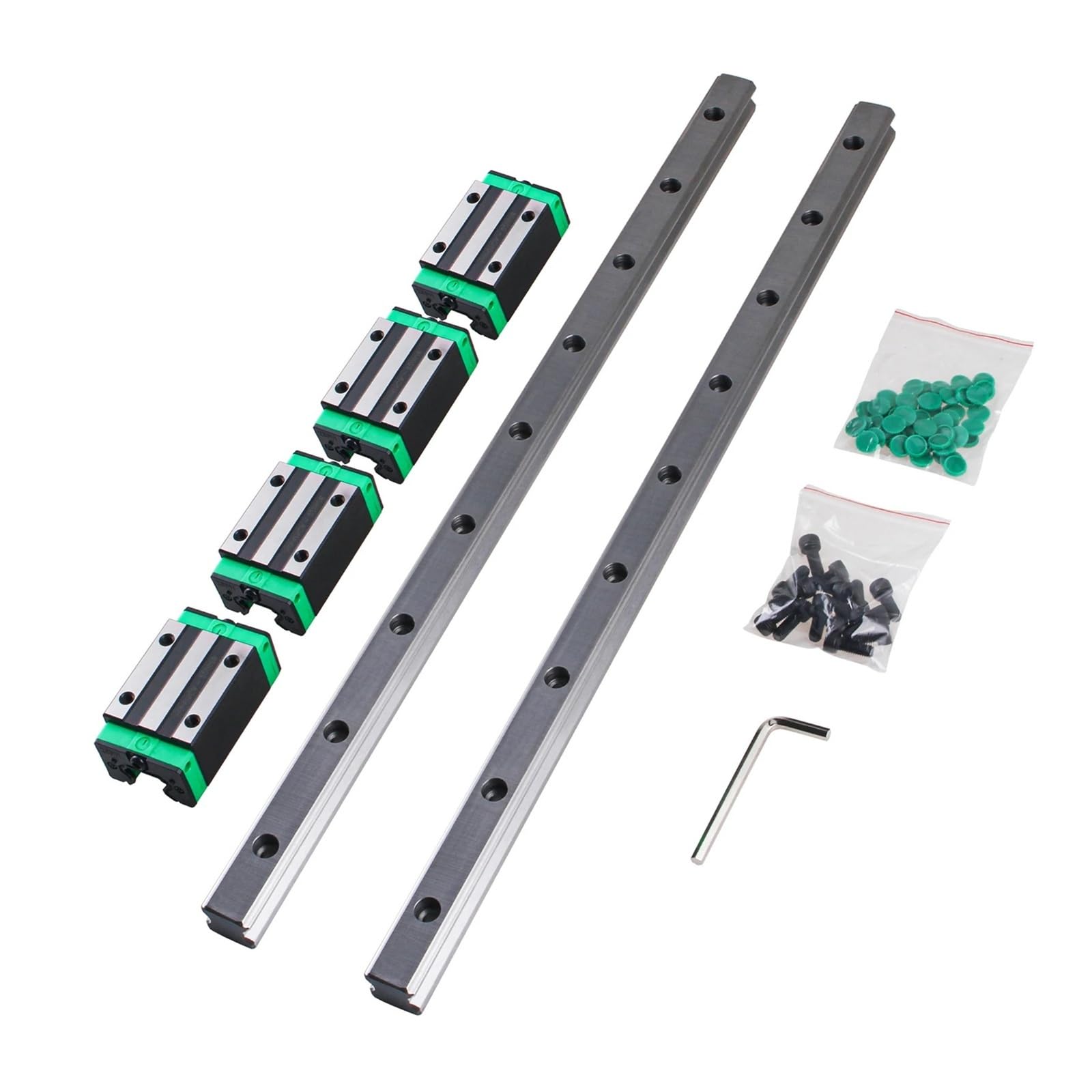 Axe linéaire HGR20 de 200 mm pour la rénovation et l'axe Z de fraiseuse CNC