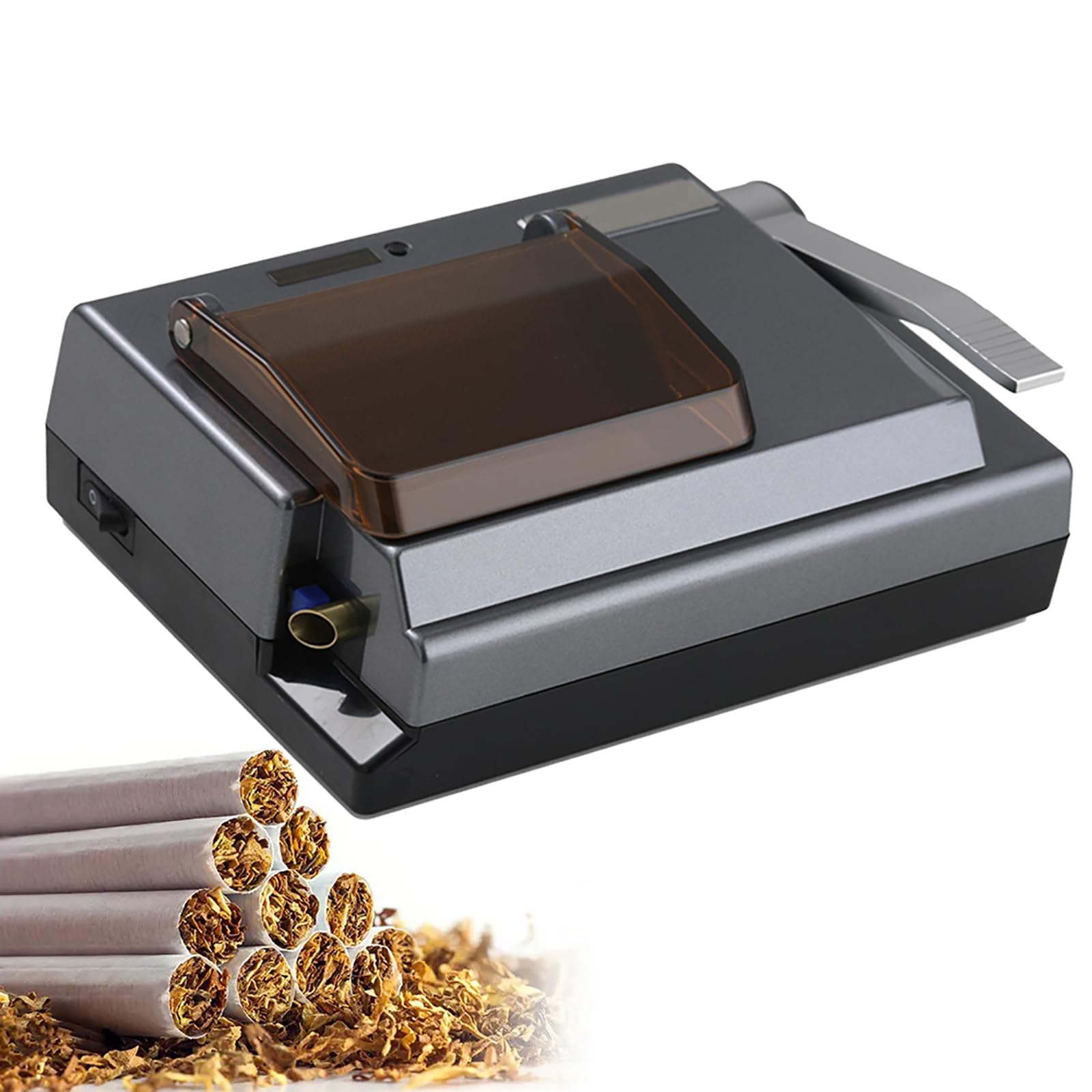 Amazon.com: Electric Cigarette Roller, Manual Semi-Automatic Cigarette  Filler with Counting Display, Grinding Function, Makes 8 Cigarettes at a  Time, Ideal Gift for Husband and Father : Health & Household