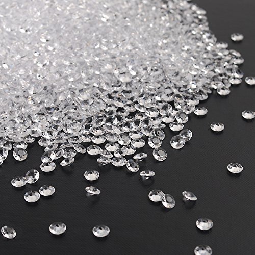 craftjoje Cristais dispersores de mesa de casamento 8 mm diamantes acrílicos casamento chá de panela