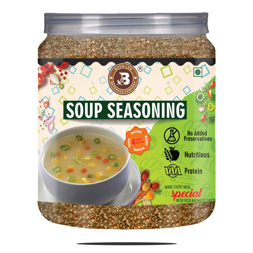 Brew Lab Healthy & Tasty Soup Seasoning | Preserves Nutrition of Vaggies (250 g) (B0CCLB7R7P) Amazon Price History, Amazon Price Tracker
