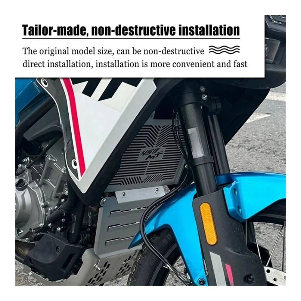 Motocicletta Per CFMOTO 450MT MT450 2024 Protezione Anteriore Serbatoio Acqua Rete Protezione Motore Griglia Protezione Ventola protezione griglia