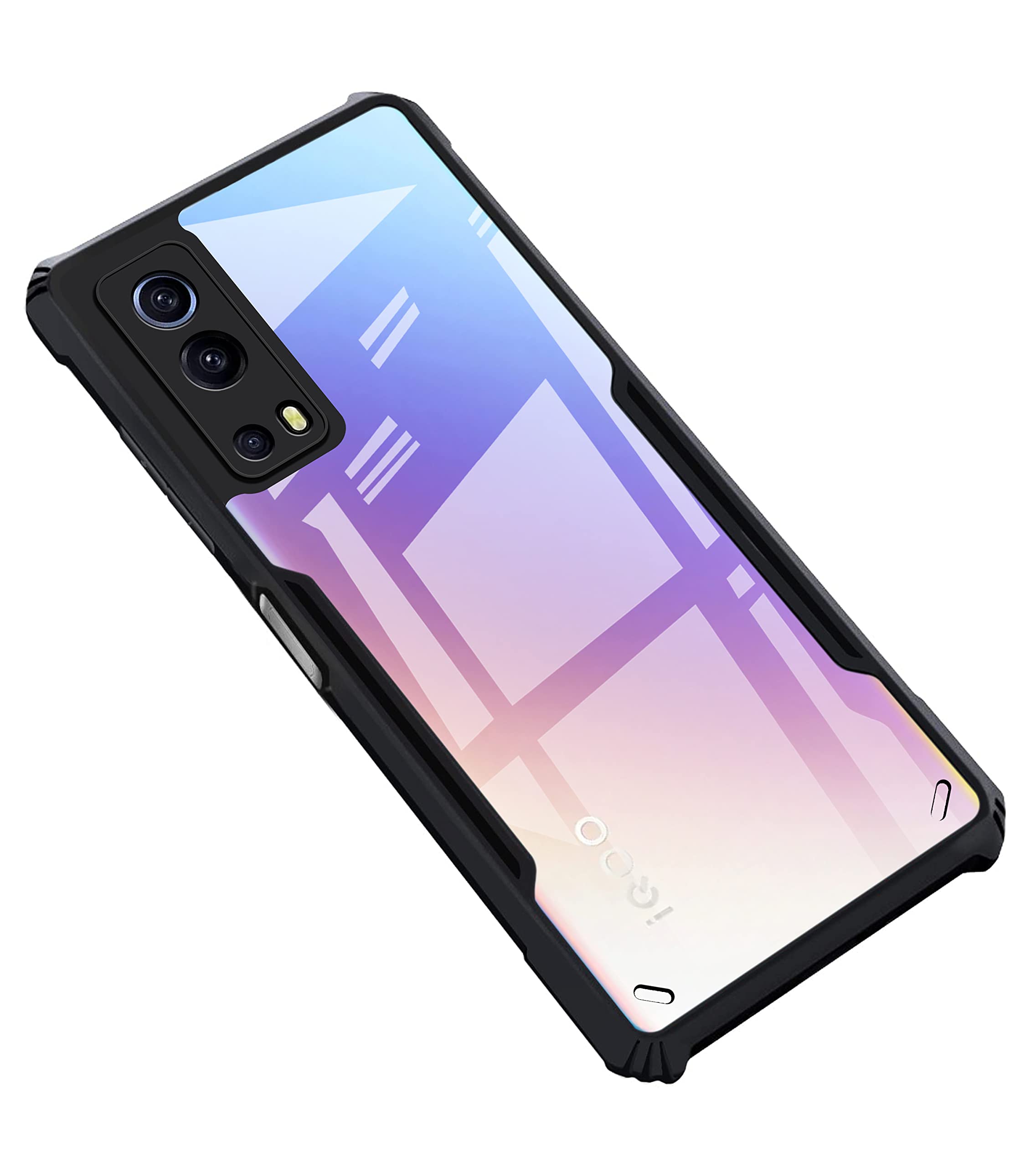Zapcase Back Case Cover for iQOO Z3 5G | Compatible for iQOO Z3 5G Back Case Cover | 360 Degree Protection Back Cover Case | Clear Case for iQOO Z3 5G with Camera Protection | (TPU + PC | Matte Black) (B0BJ8Z5BD7) Amazon Price History, Amazon Price Tracker