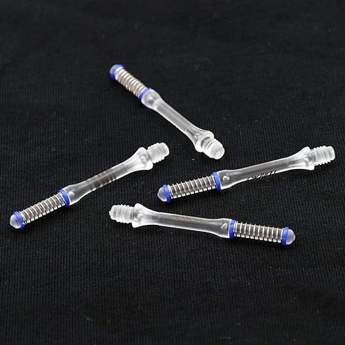 Miniatura 18 de CUESOUL TERO AK7 Slim Dart Shafts S/M/L - Muelle telescópico integrado para dardos de punta de acero y dardos de punta suave, juego de 3 piezas