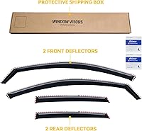 Vista 459 de Visera de ventana para Chevy Silverado 1500/GMC Sierra 1500/Avalanche/Suburban Crew Cab 2007-2013, protectores de lluvia, deflector de ventilación