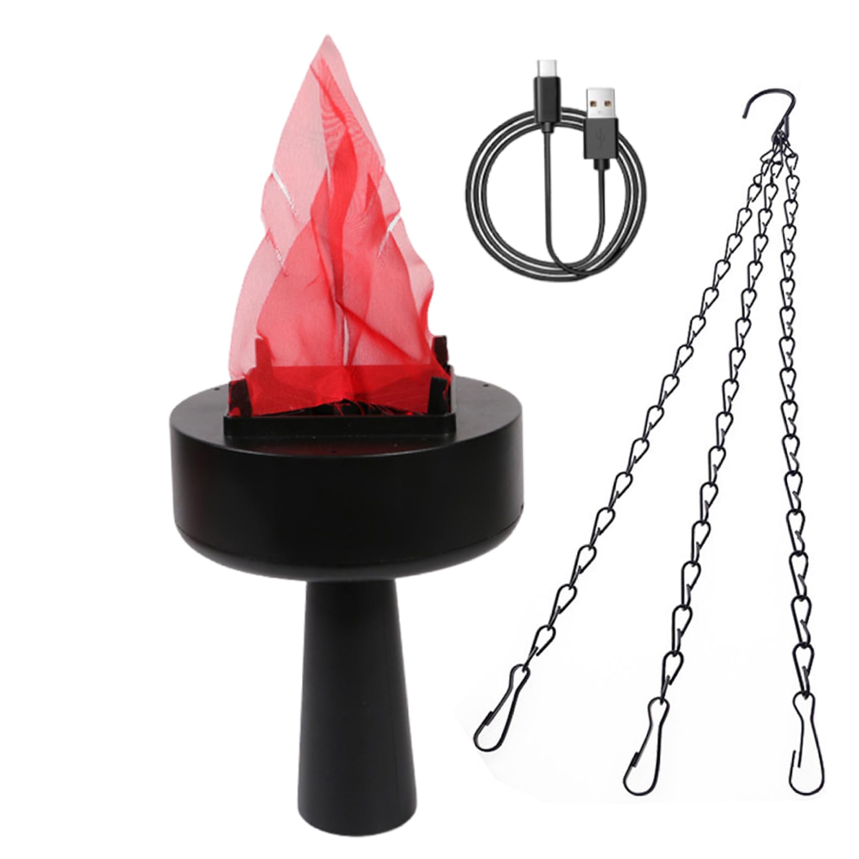 Luces de fuego colgantes y pozo de fuego portátil, el regalo navideño ideal para decorar el hogar