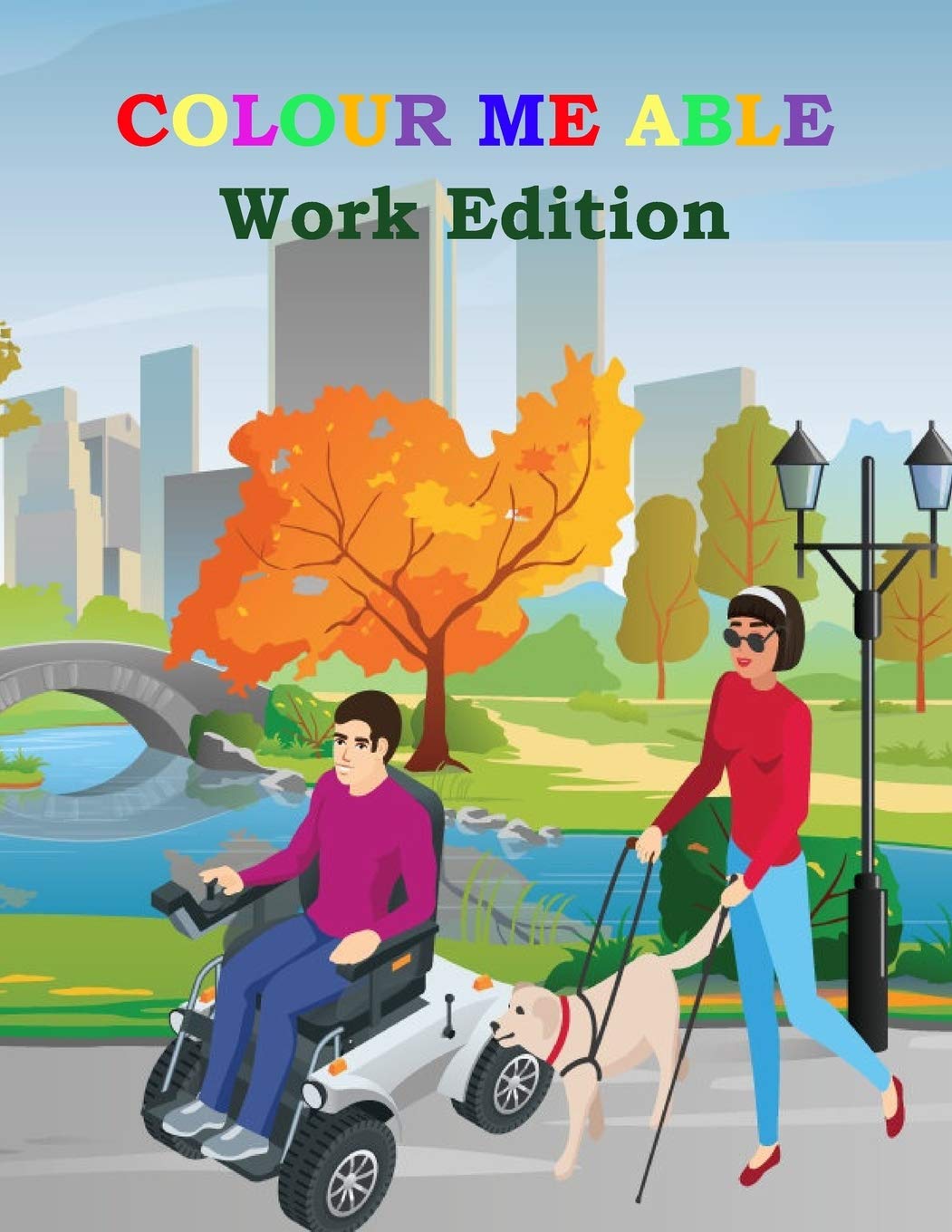 COLOUR ME ABLE - Work Edition: 8.5" x 11" - 20 images