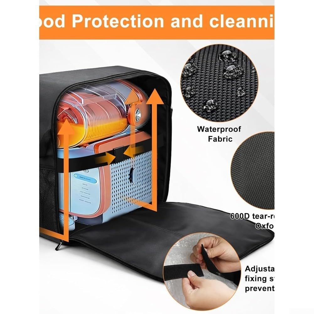 Bolsa de transporte para SLUSHi para máquina SLUSHIE, funda portátil Oxford 600D con cremallera lateral, bolsa de almacenamiento impermeable
