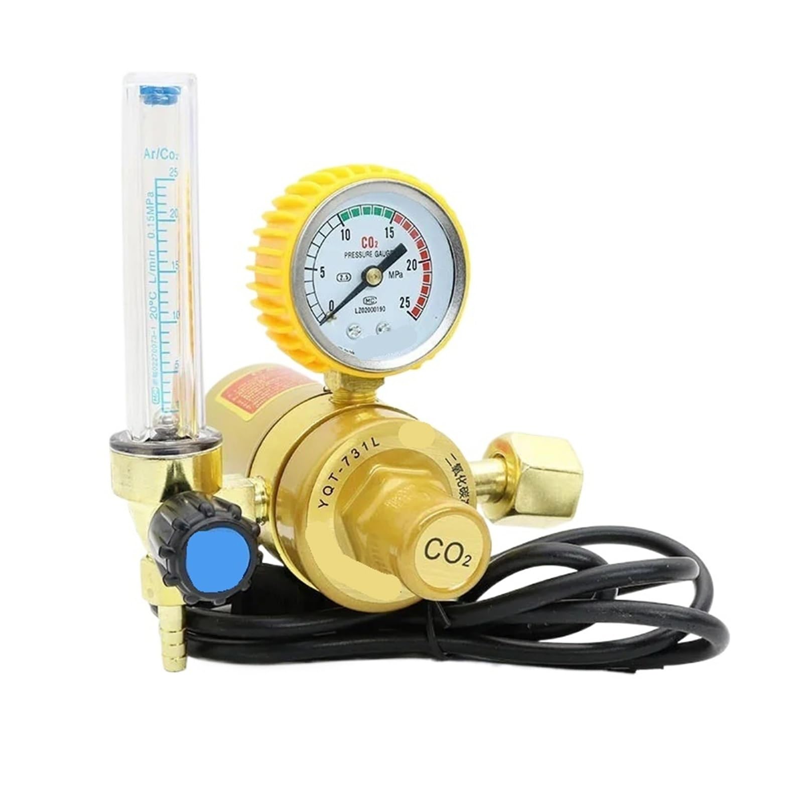 Vmvud 36V Regulator Air Pressure Regulator Welding Gas Regulators Valve Control Weld Compressor Parts Reducer Heated Flow Meter Gauge