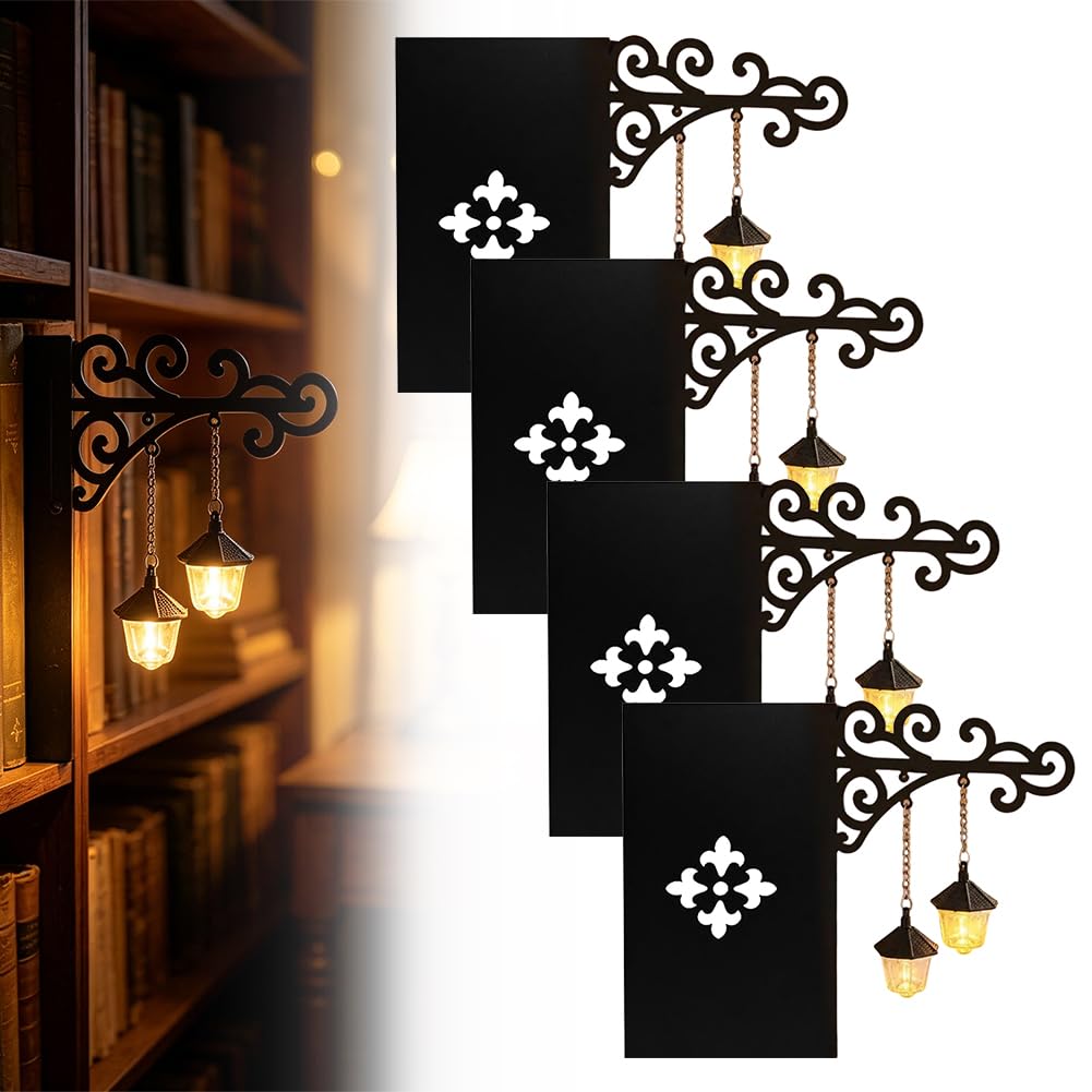 Library Lantern Mini Bookshelf Lamp - Decorative Bookshelf Lighting