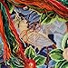 Brvsk Tapestry Embroidery Kit for Adults and Beginners — Bird by William Morris 16″ × 16″ with Clear, Precise Printed Design on Cotton Canvas; Includes 2 Needles, Yarn, and Easy-Read Chart