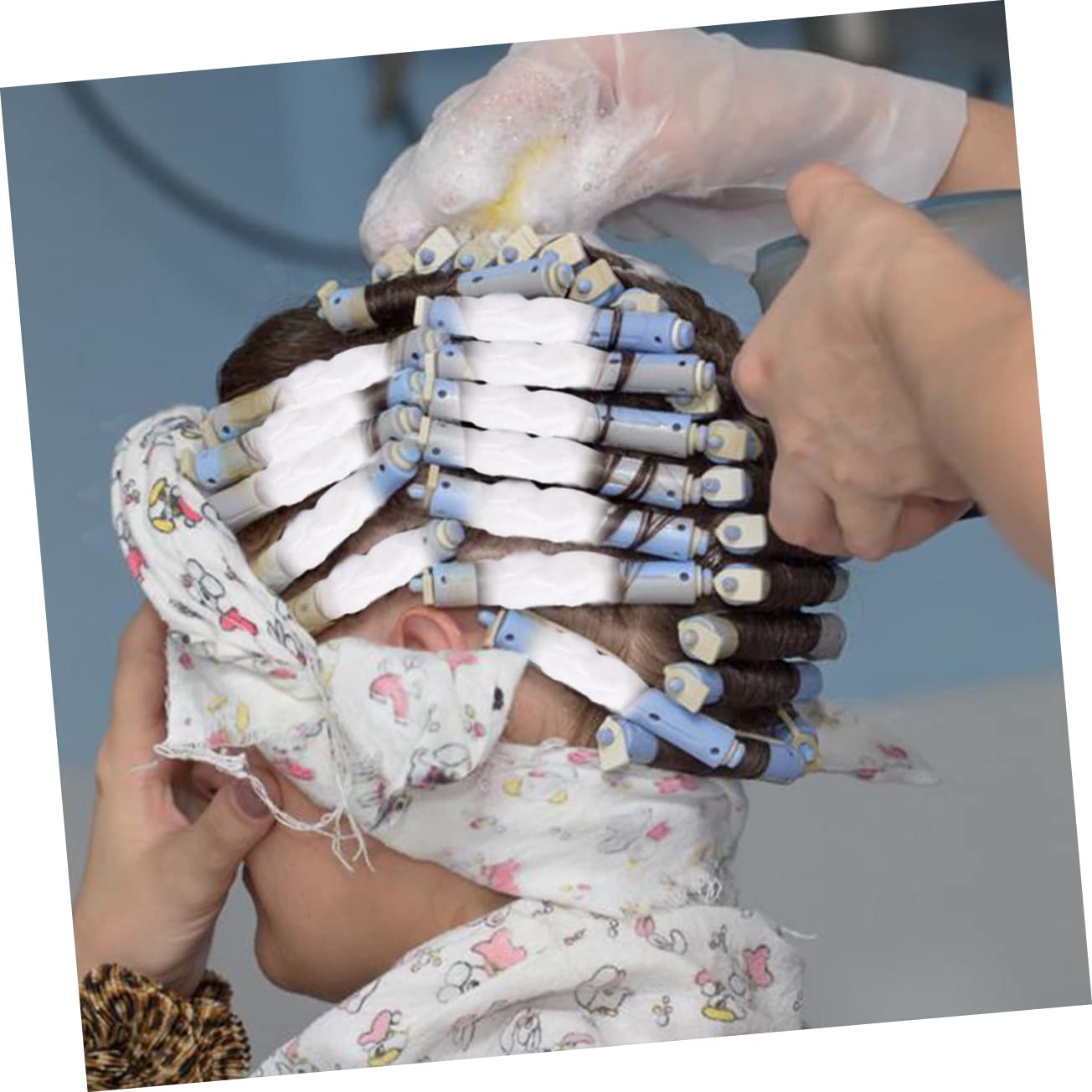 SOESFOUFU 2 Pack Beauty Cotton Coils for Makeup Facial Manicure Perm Soft Lightweight Salon Home Use