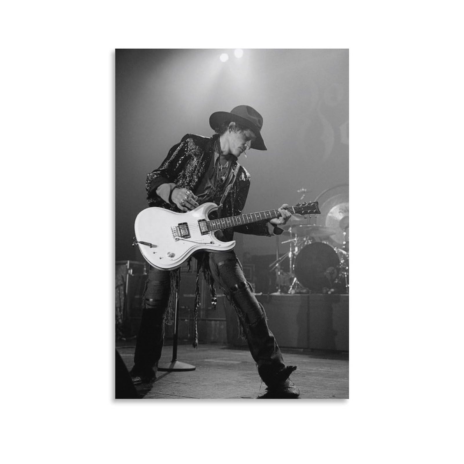 FCOIN Joe Perry Canvas Poster Print Photo Art Painting Canvas Poster Home Modern Decor Posters 12x18inch(30x45cm)