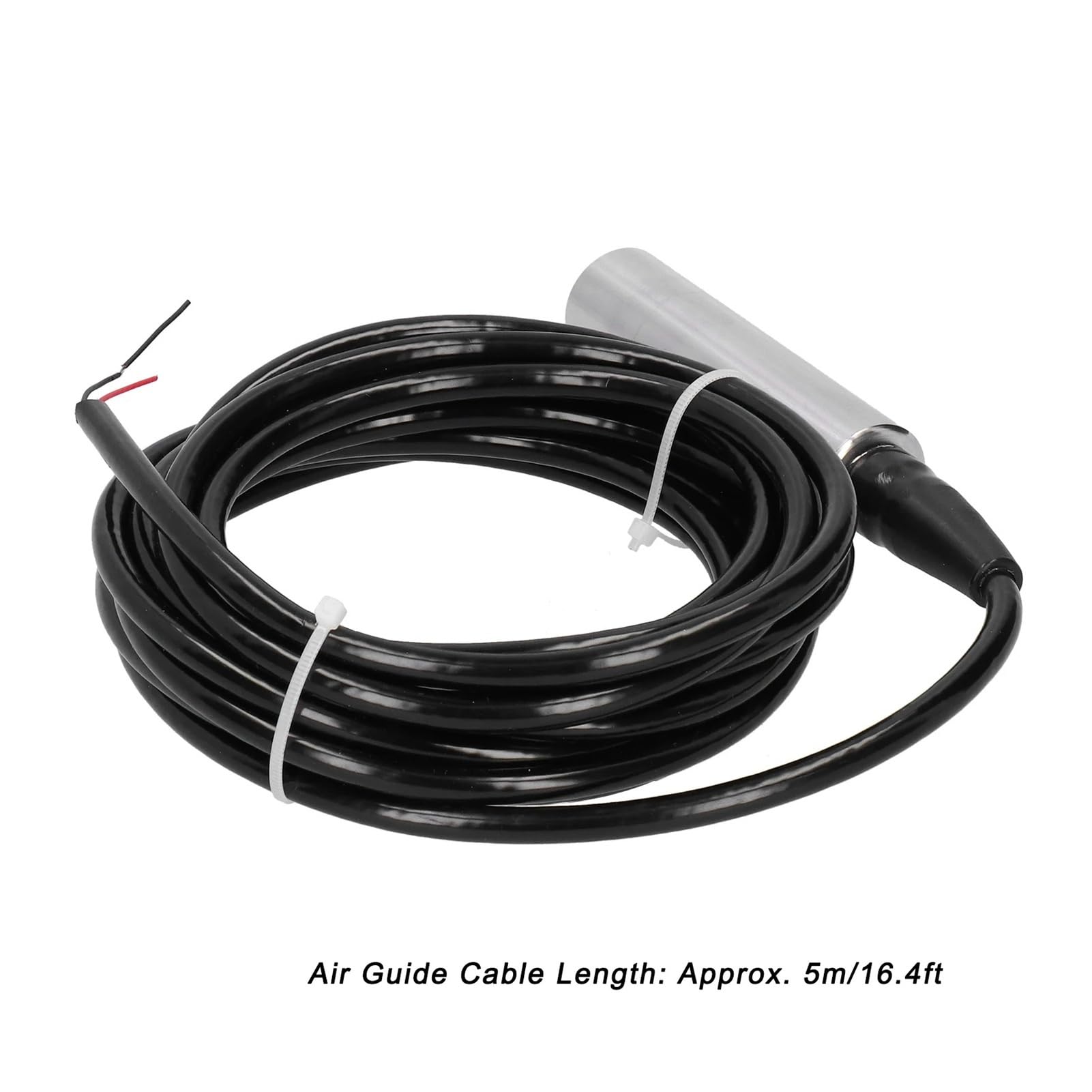 Przetwornik poziomu cieczy, kabel 5 m, czujnik poziomu cieczy w wodzie, 12 V-32 V DC, 4-20 mA Solidna ochrona(0-1m)