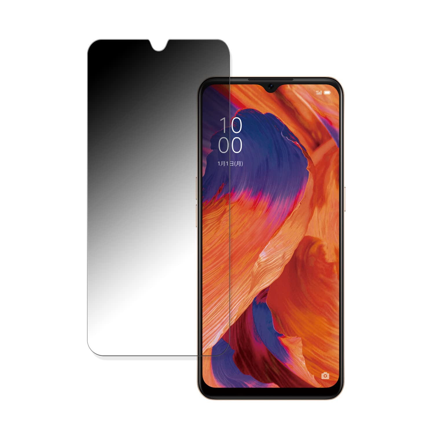 Amazon | OPPO A73 用 覗き見防止 フィルム ブルーライトカット